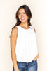 Delicately Poised Sleeveless Top