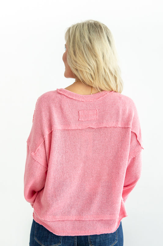 Simply Casual Long Sleeve Knit Top