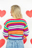 Joyful Weave Striped Knit Sweater