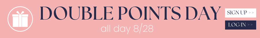 Earn Double Reward Points all day 8/28