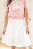 Willowbrook Cable Knit Pleated Skirt