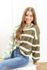 Can't Decide Color Block Striped Sweater