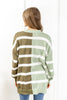 Can't Decide Color Block Striped Sweater