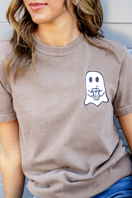 Boos & Brews Coffee Ghost Graphic Tee