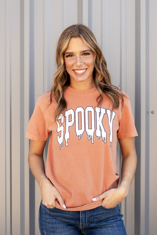 Simply Spooky Varsity Graphic Tee