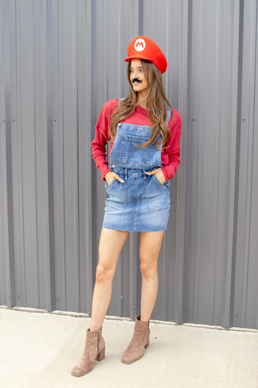 Plumber Video Game Hero Costume (Dress Only)