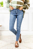 Tummy Control Vintage Wash Skinny Jeans