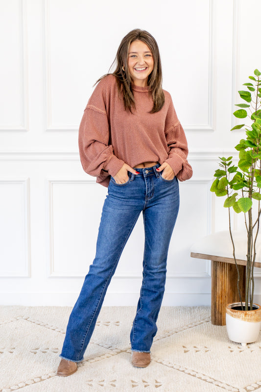 Starlit Drifter Classic Bootcut Lovervet Jeans