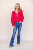 Dream Catcher Mid Rise Trouser Hem Flare Jeans