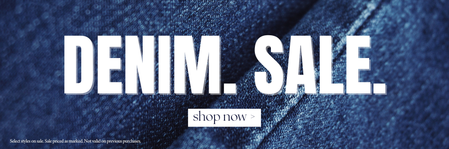 Denim. On Sale.