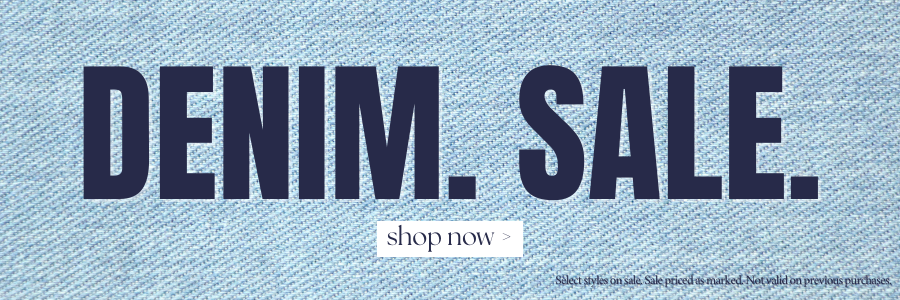 Denim. On Sale.
