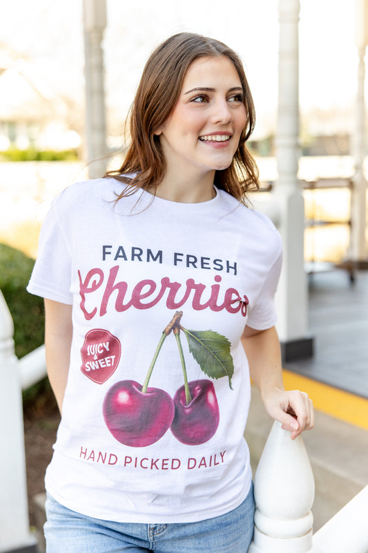 Farm Fresh Cherries Graphic Tee