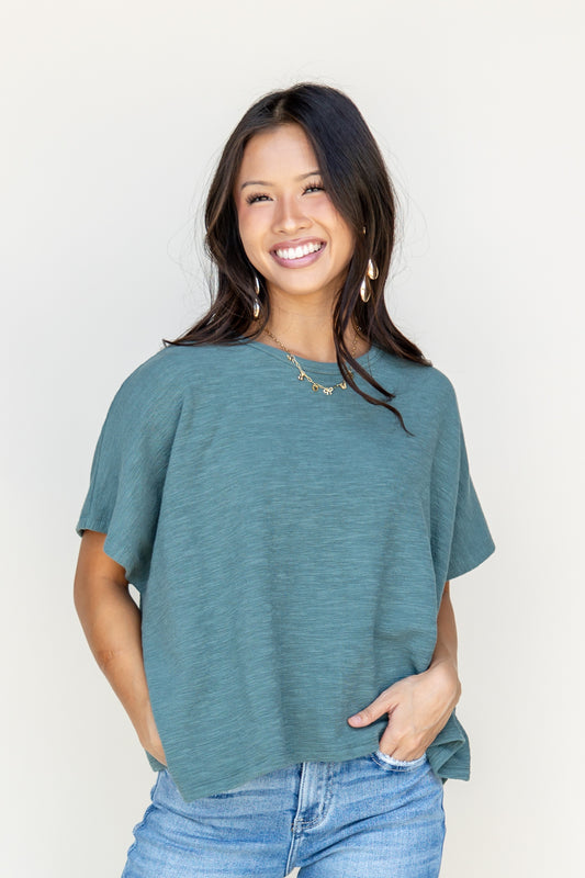 Running Late Oversized Top