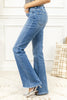 Harbor Town Slant Hem Flare Vervet Jeans