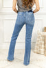 Harbor Town Slant Hem Flare Vervet Jeans