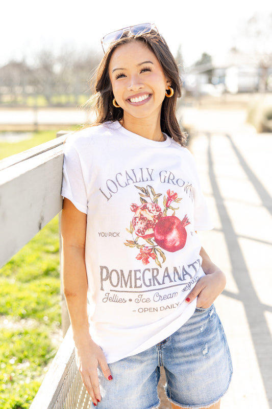 Ruby Red Delights Pomegranate Graphic Tee