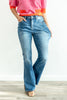 Faded Flirt Relaxed Flare Mica Jeans