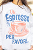 Espresso Please Graphic Sweatshirt