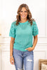 Savannah Grace Crochet Lace Top