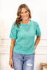 Savannah Grace Crochet Lace Top