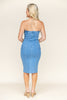 Skip the Drama Denim Midi Dress