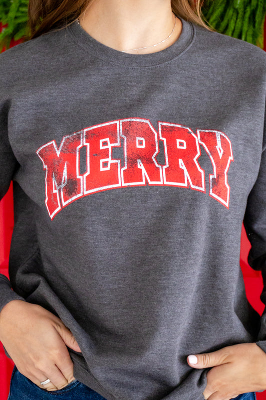 Very Merry Crew Neck Sweatshirt