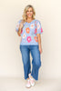 Flower Power V-Neck Sweater