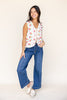 Knotted Garden Sleeveless Vest Top