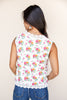Knotted Garden Sleeveless Vest Top