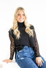 Coconut Grove High-Low Turtleneck Sweater