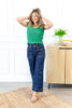 Violets are Blue Wide Crop Mica Denim Jeans