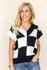 Block Party Checker Knit Sweater