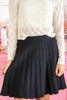 Willowbrook Cable Knit Pleated Skirt