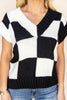 Block Party Checker Knit Sweater