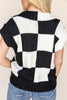 Block Party Checker Knit Sweater