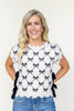 Tied With Class Short Sleeve Top