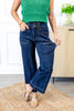 Violets are Blue Wide Crop Mica Denim Jeans