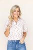 Half Bloomed Short Sleeve Top