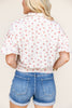 Half Bloomed Short Sleeve Top