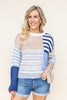 Stripes & Shades Knit Top