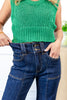 Violets are Blue Wide Crop Mica Denim Jeans