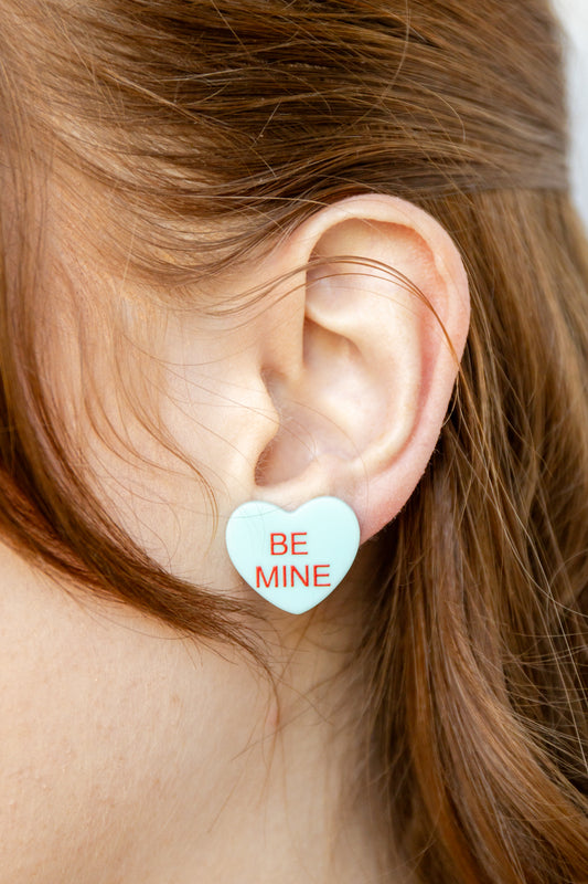 Be Mine Candy Heart Earrings