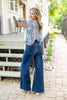 Picture Perfect REG/PETITE Dark Wash Classic Wide Leg Jeans
