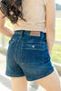 Blue Orchid Back Flap Pocket Denim Shorts