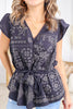 Twilight Temptation Embroidered Top