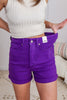 Judy Blue Reg/Plus Bourbon Street Tummy Control Denim Shorts