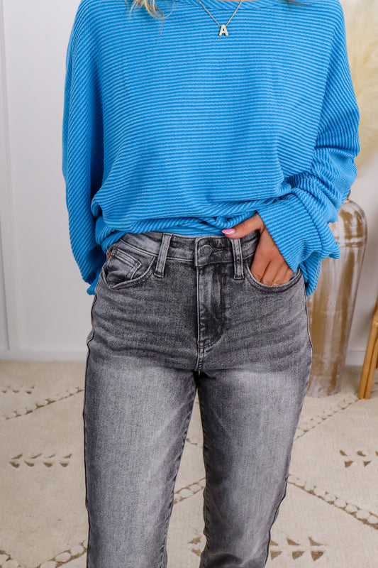 Judy Blue Reg/Plus Storm Warning Slim Fit Jeans