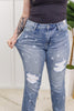 Judy Blue Reg/Plus Dream On Star Print Boyfriend Jeans
