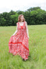 Vermillion Vines Maxi Dress