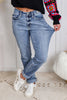 Judy Blue Reg/Plus Hot Damn Bleach Wash Boyfriend Jeans